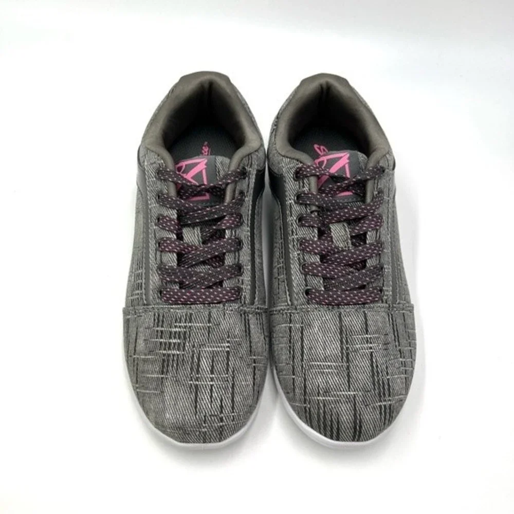 KR Strikeforce‎ Womens Size 6.5 Nova Lite Gray Pink Bowling Sneakers Shoes